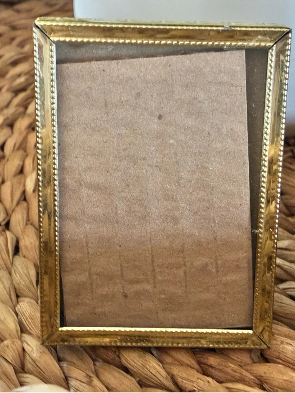Brass & Enamel Photo Frames Set